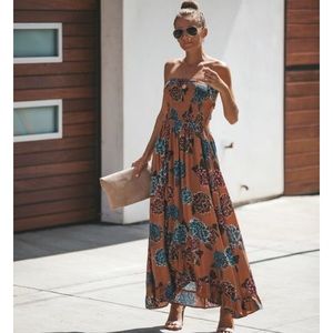 Vici strapless maxi dress MOVING MUST GO!
